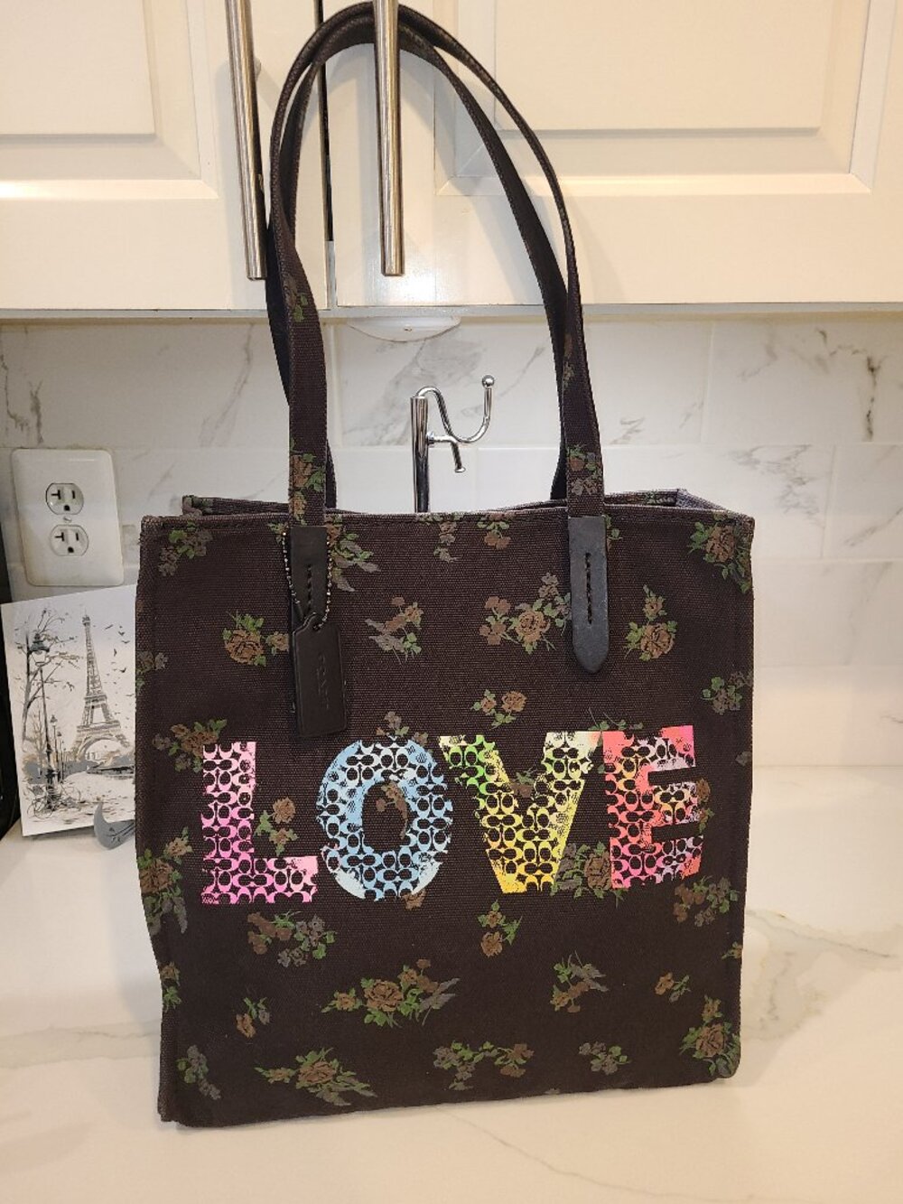 Coach LOVE Tote By Jason Taylor EUC